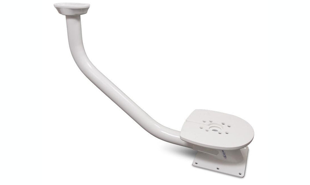 Seaview 70.48 inch high Aft leaning. Open Array 4.5 foot Radar Mount with 16 inch to 18 inch Satdome Mount.