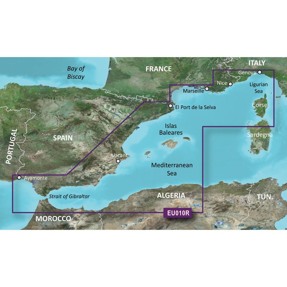 BlueChart® g3 HXEU010R - Spain, Mediterranean Coast