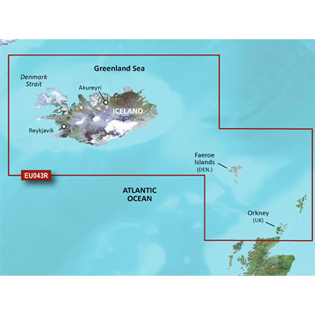 BlueChart® g3 HXEU043R - Iceland to Orkney