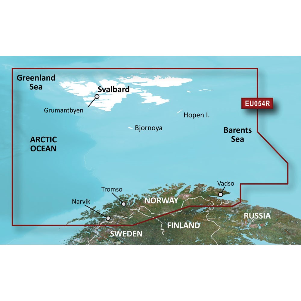 BlueChart® g3 HXEU054R - Vestfjd-Svalbard-Varanger